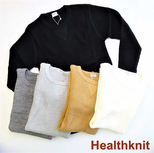 ヘルスニット Health knit スーパーヘビーワッフル スウェット長袖T